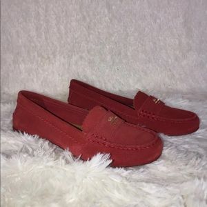 COACH Odette Loafers Red Currant 5 M
